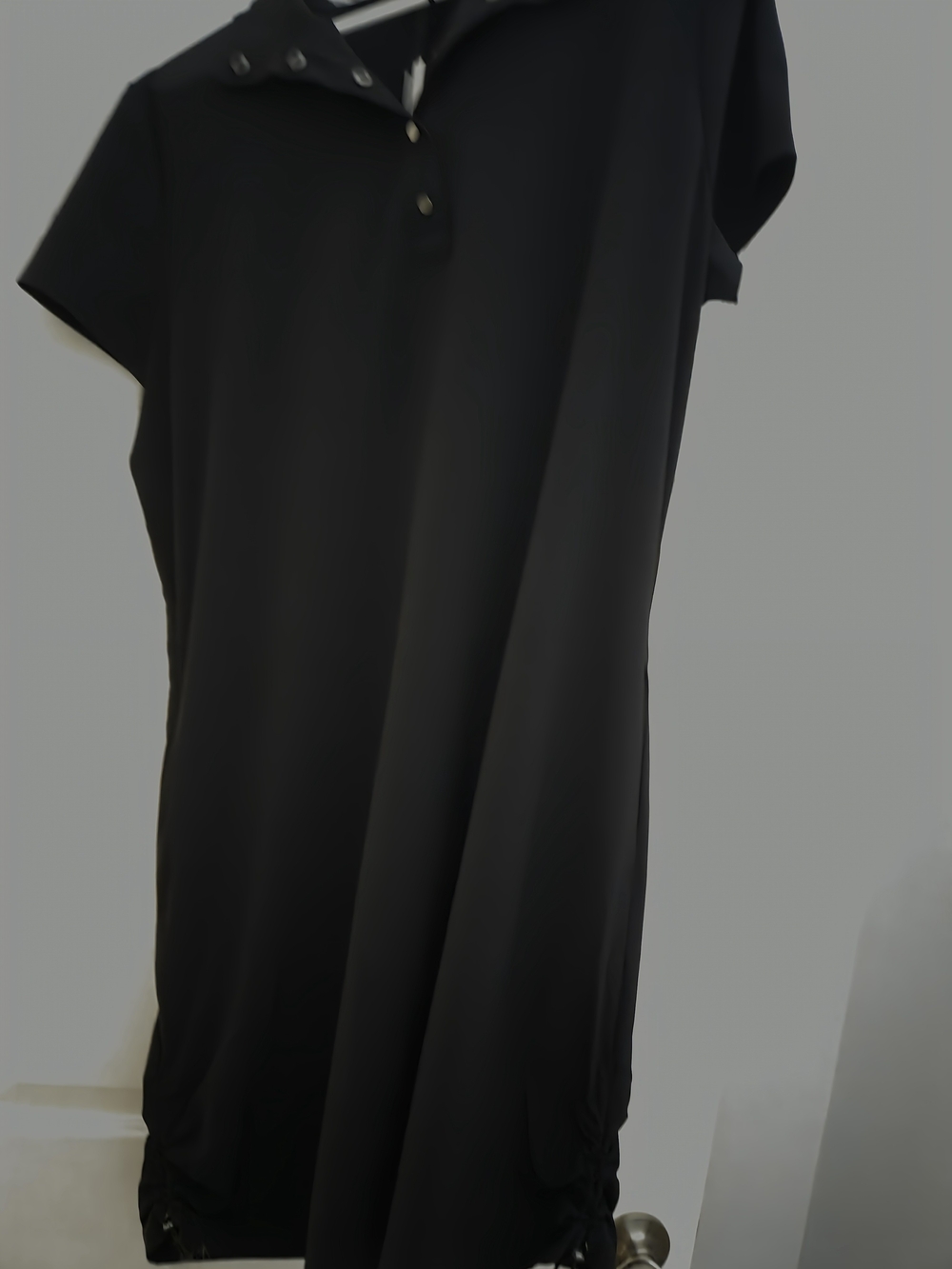 Chico's Black Short-Sleeve Zenergy UPF  Dress